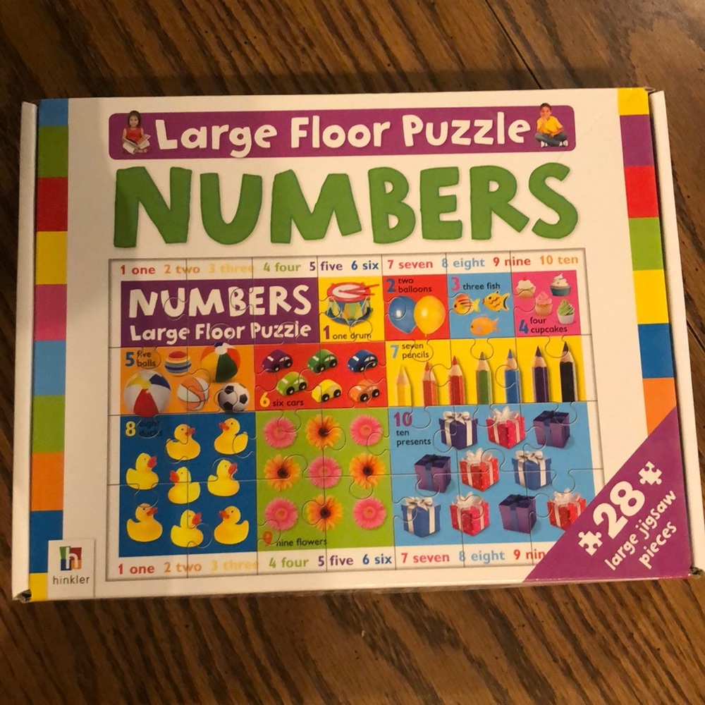 Hinkler Large Floor Puzzle numbers